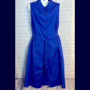 AVA & & VIV - Long Sleeveless Shirt Dress - Sz 2X